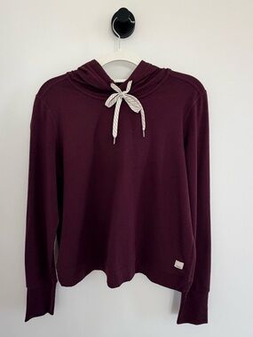 Vuori Women's Burgundy Hoodie